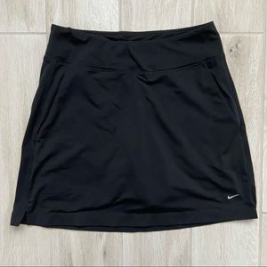 Nike Dri-Fit 16.5" Golf Tennis Skort Skirt Size Small Black